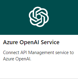 Snímek obrazovky s vytvořením rozhraní API z Azure OpenAI na portálu