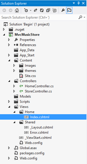 Zobrazení domovského indexu vytvořené Zobrazení domovského indexu vytvořené