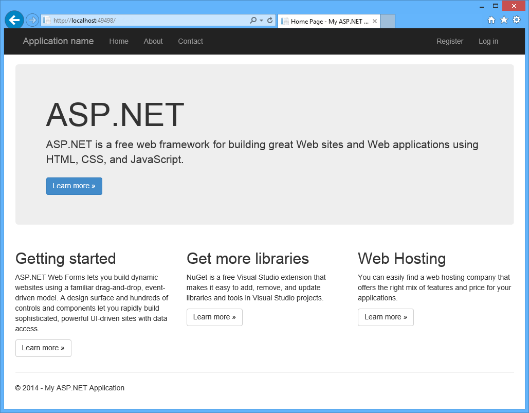 Spuštění řešení