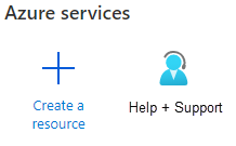 Azure portal Help and Support icon