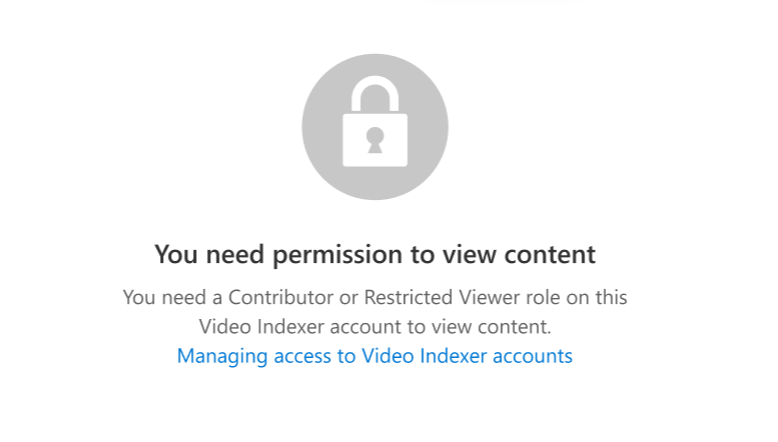 Snímek obrazovky s chybovou zprávou s oznámením, že nemáte oprávnění pro přístup k účtu