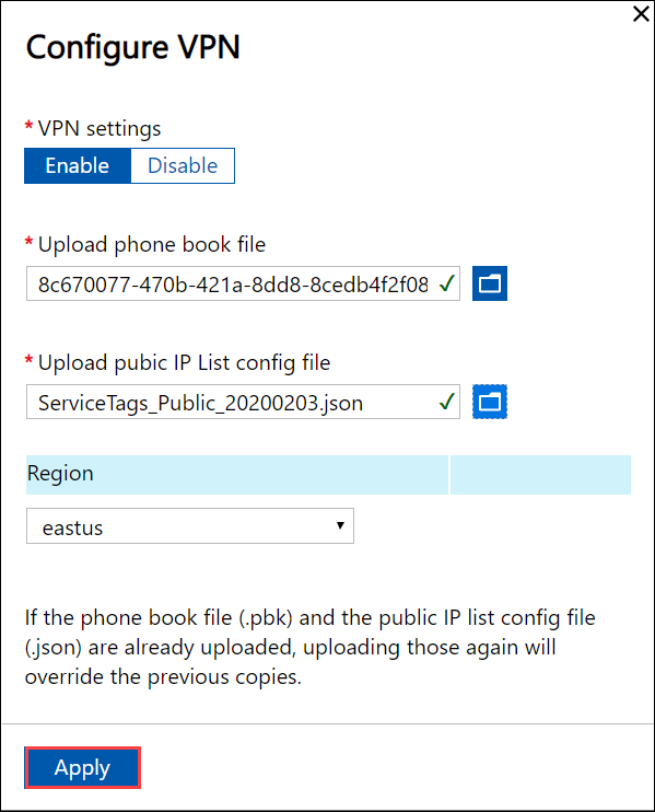 Configure VPN 2
