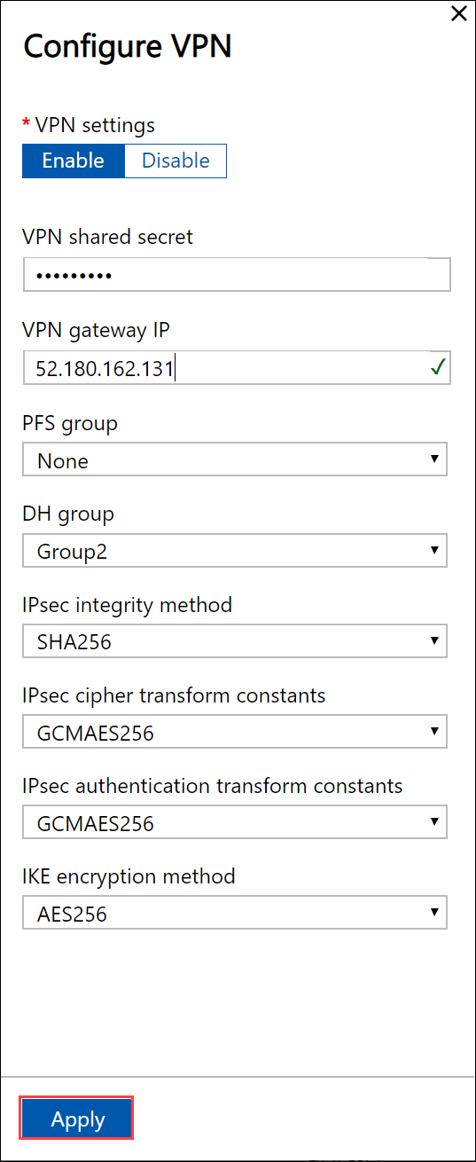 Configure local UI 2