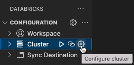 Konfigurace ikony clusteru 1
