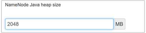 Ambari Edit NameNode Java heap size1.