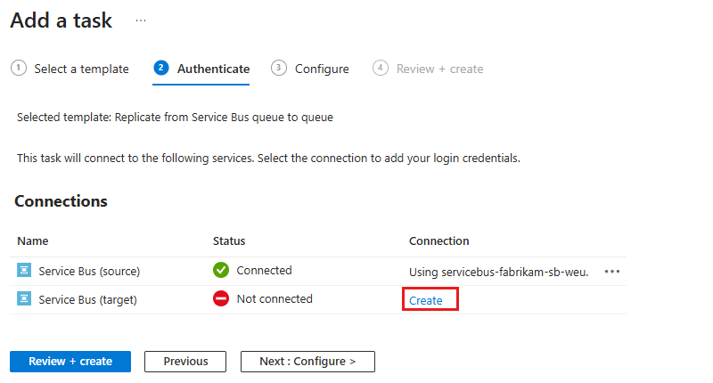 Screenshot showing selected