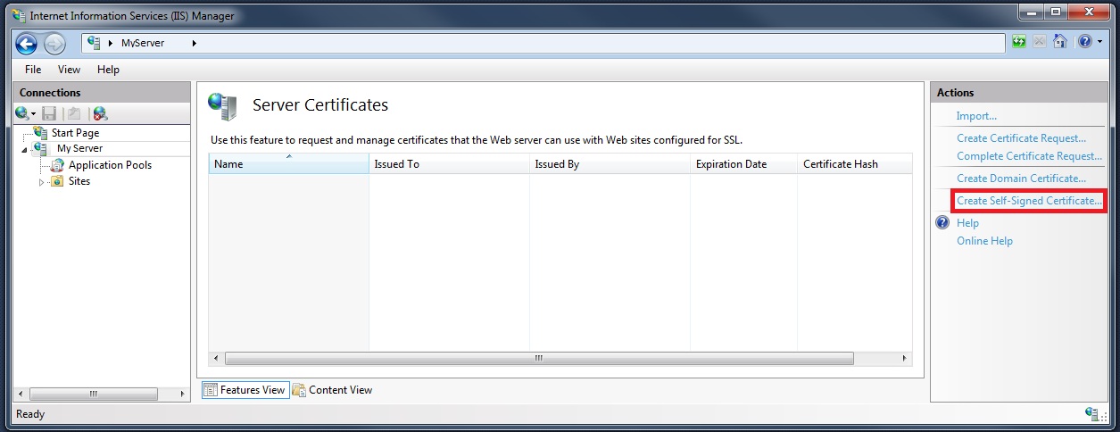 mg_CreateSelfSignedCert Creating a self-signed certificate with IIS
