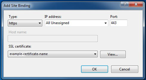 mg_MyCertBinding Site binding example