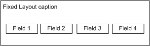 BusinessCentralFixedControlSingle Fixed control illustration of a single row of fields.