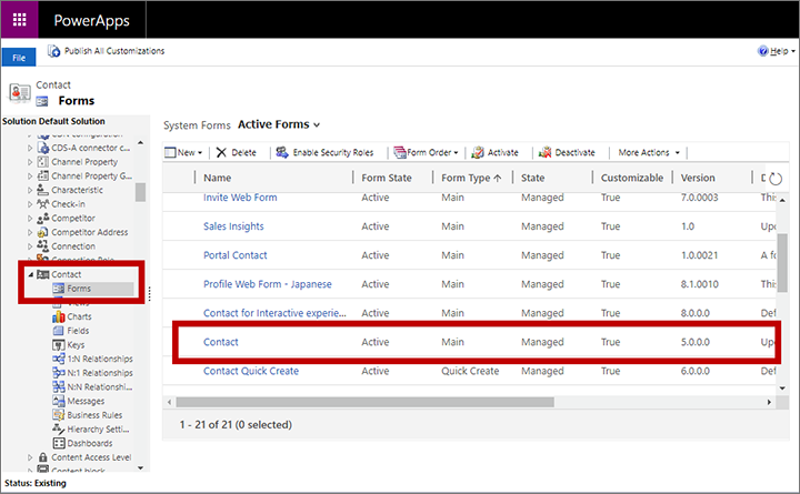Vyberte formulář Vybrat formulář.