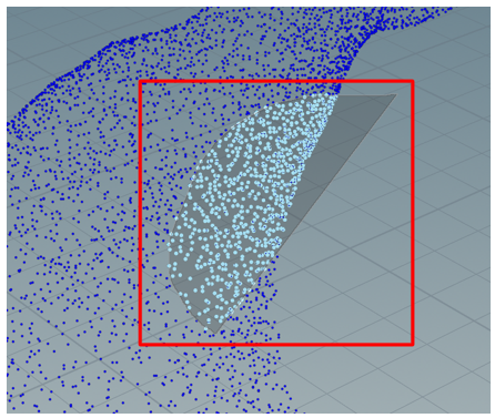 Points to delete selected Points to delete selected.