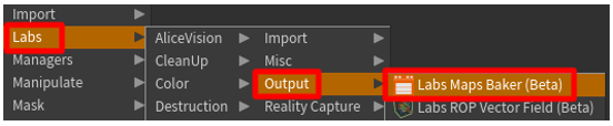 Labs Maps Baker command Labs Maps Baker command.