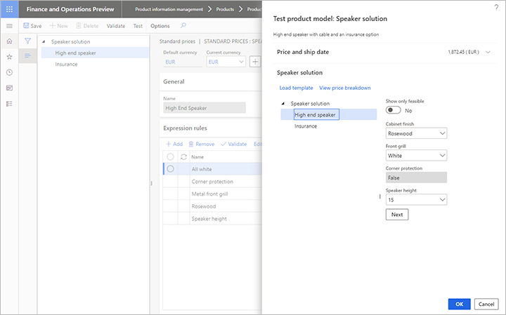 Otestování modelu produktu Otestování modelu produktu.