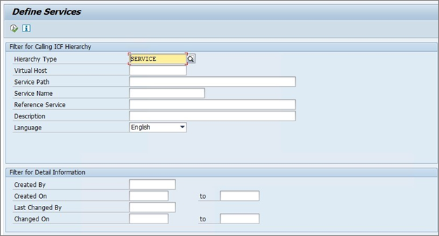 Snímek obrazovky s typem hierarchie