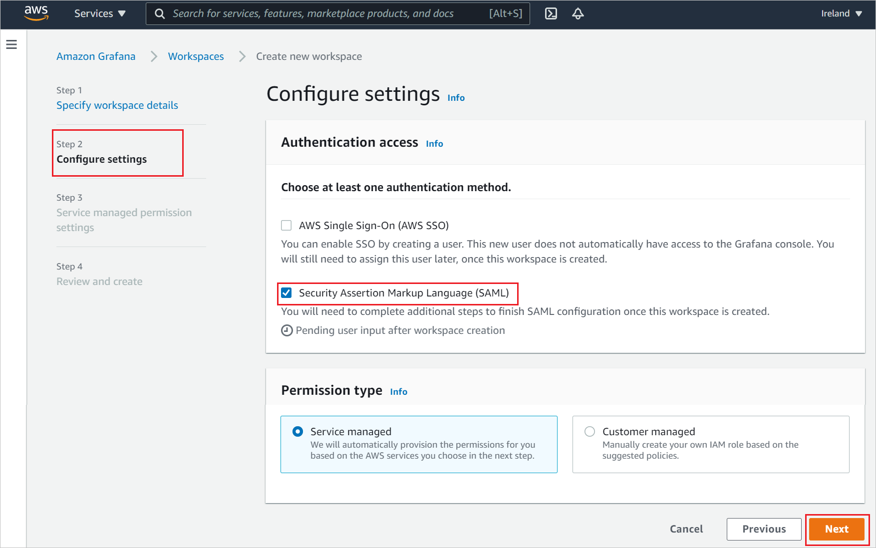 Settings Screenshot shows workspace settings.