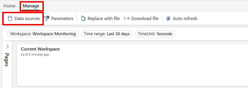 Snímek obrazovky se stránkou Spravovat přepínač