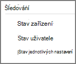 Projděte si různé možnosti monitorování pro profil standardních hodnot zabezpečení.