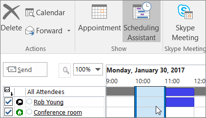 Zkontrolujte, jestli je k dispozici vybavení místnosti.