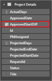 Přidání sloupce ApprovedStartDiff.