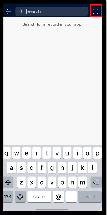 Skener čárových kódů Vyberte skener čárových kódů.