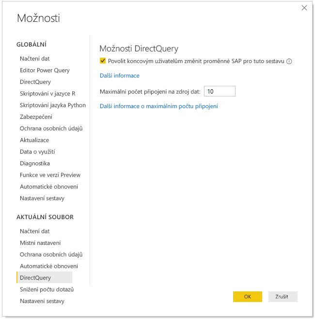 Screenshot that shows selecting the edit SAP variables option.