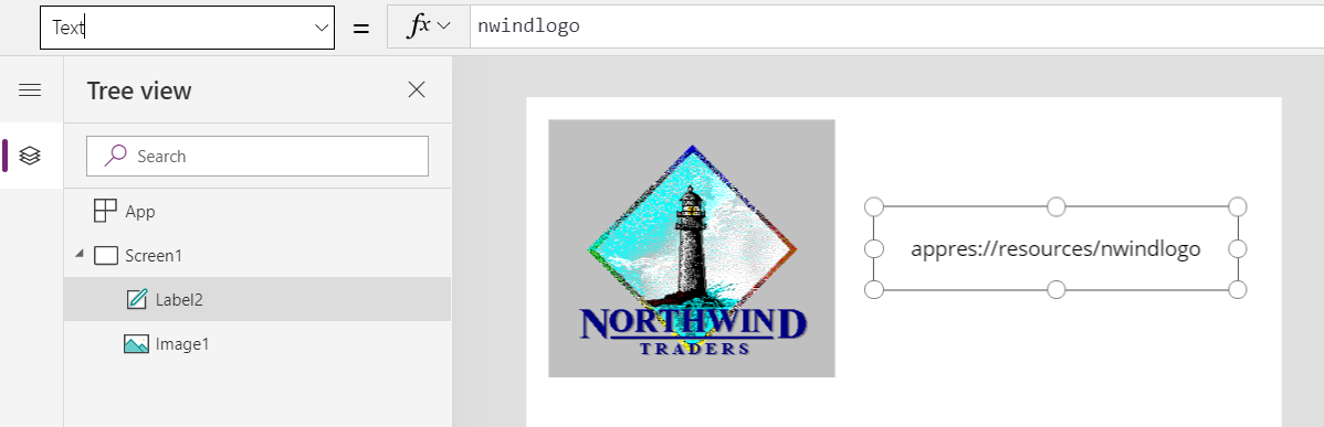 Text Northwind.