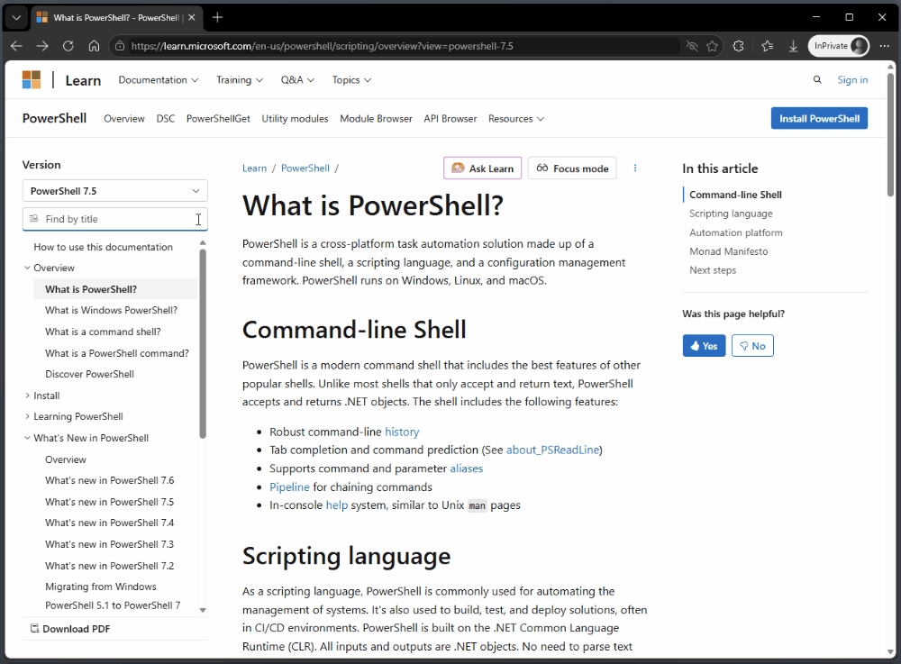 Animace znázorňující, jak používat funkce vyhledávání