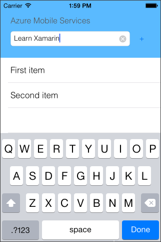 Aplikace seznamu úkolů pro iOS