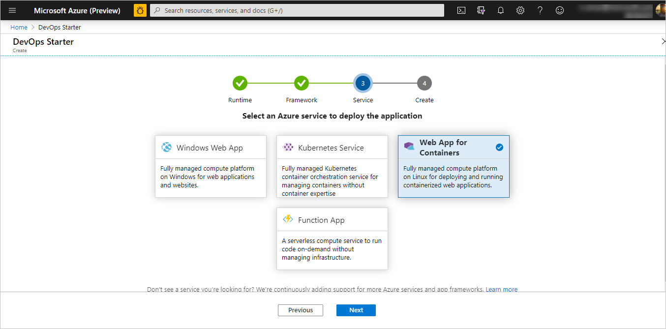 Výběr cíle nasazení