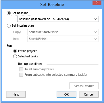 ALM_RUP_SetBaseline_2 Set baseline