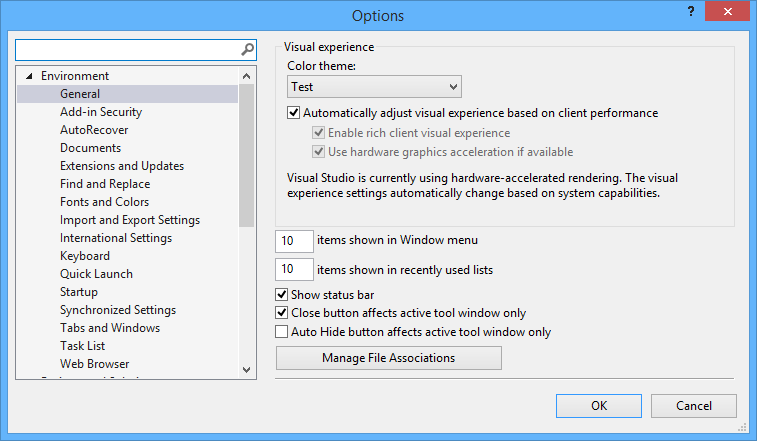 Layered dialog in Visual Studio