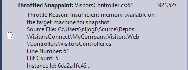 Throttled snappoint Throttled snappoint