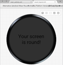 Návrhová plocha v kruhovém stylu