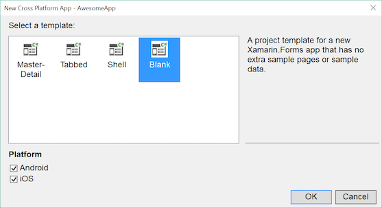 Android a iOS s .NET Standard