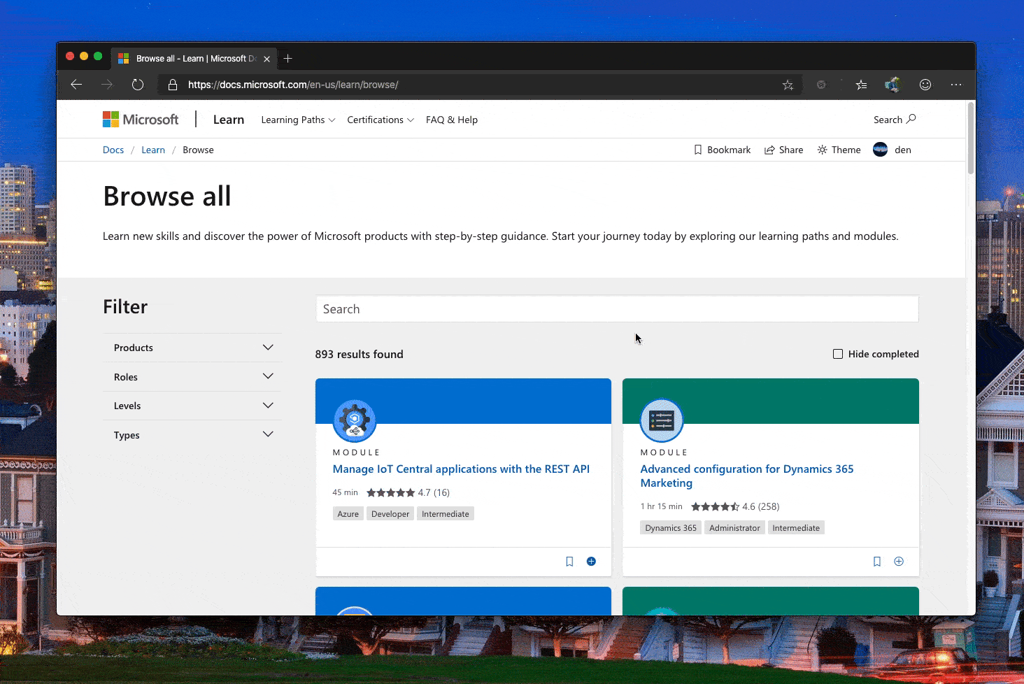 Přidání modulu do kolekce Microsoft Learn