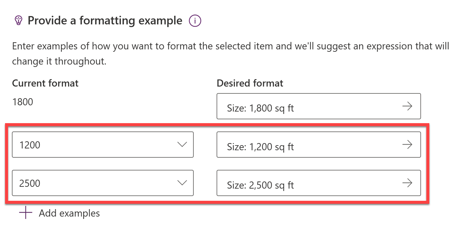 Screenshot of Current format options matching the Desired format options.