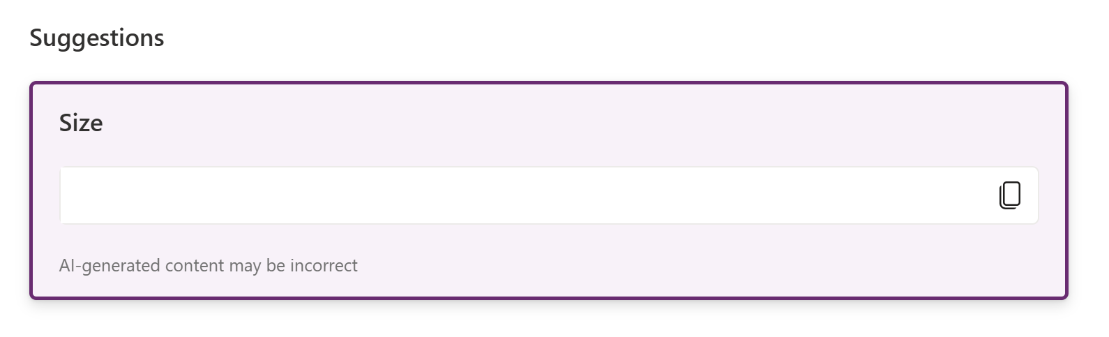 Screenshot of an empty formula.