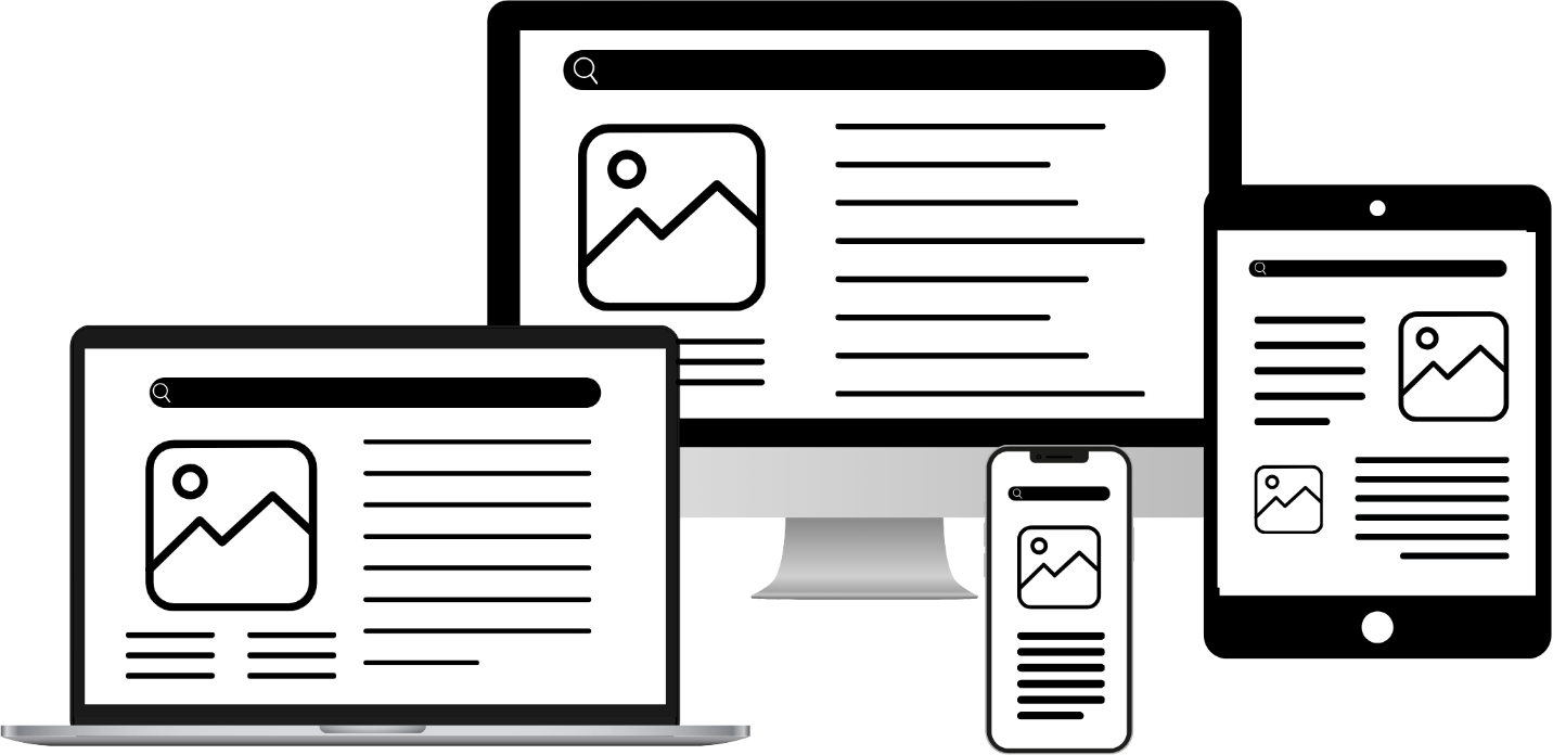 Diagram showing different devices.