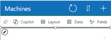 Screenshot of connecting to data.