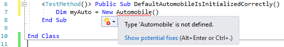 Rychlé akce v jazyce Visual Basic