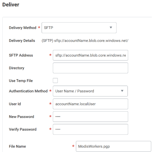 A screenshot shows how to enter details on the Deliver page. 