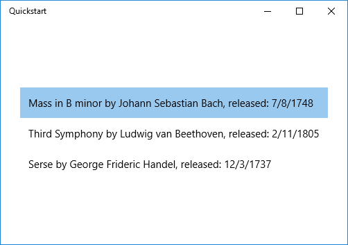Propojení zobrazení seznamu 2
