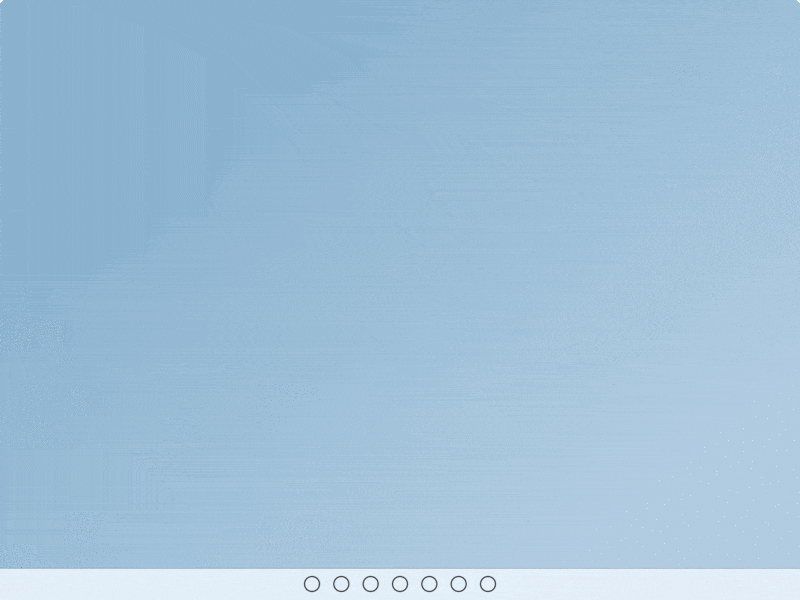 Animovaný obrázek GIF objektu, který se nepřilepí k prstu uživatele při potáhnutí nahoru.