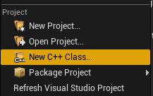 Vytvoření nové třídy C++