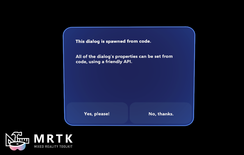 Příklad dialogového okna s možnostmi ano a ne