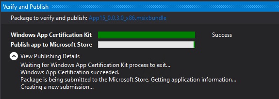 Ověření a publikování průběhu