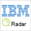 Logo til IBM QRadar.