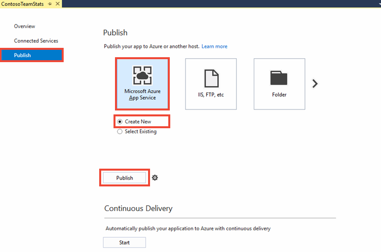 Publish to App Service