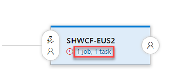 Screenshot that shows the 1 job, 1 task option.