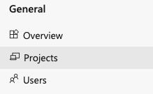 Select your organization settings. 